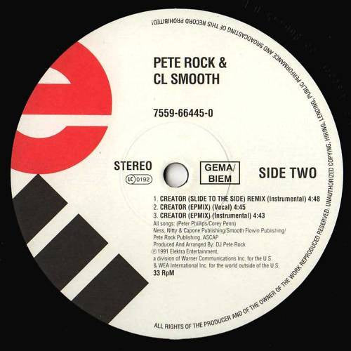 Pete Rock & C.L. Smooth - They Reminisce Over You (T.R.O.Y.)(12", RP)