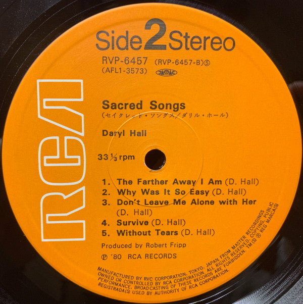 Daryl Hall - Sacred Songs (LP, Album)