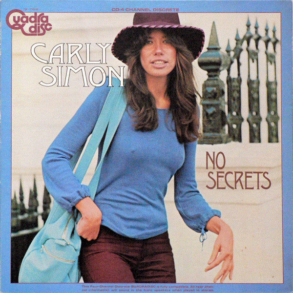 Carly Simon - No Secrets (LP, Album, Quad, Gat)