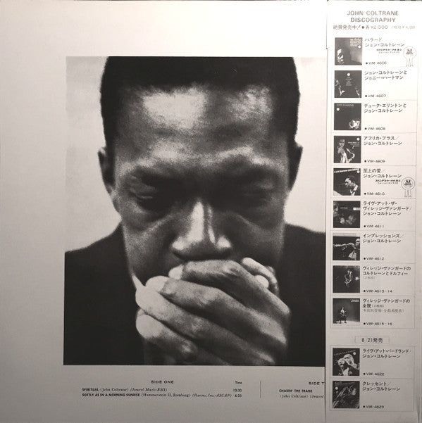 Coltrane* - ""Live"" At The Village Vanguard (LP, Album, RE, Gat)