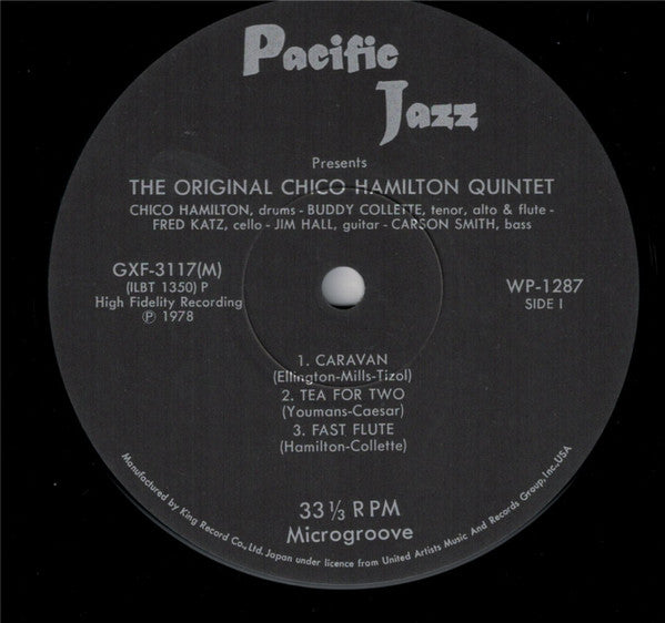 The Chico Hamilton Quintet - The Original Chico Hamilton Quintet(LP...