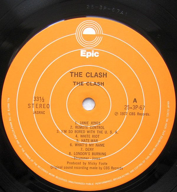 The Clash - The Clash (LP, Album, RE)