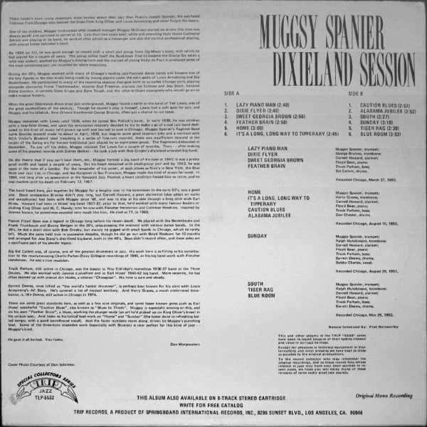 Muggsy Spanier - Dixieland Session 1950 (LP, Album, Mono, RE)