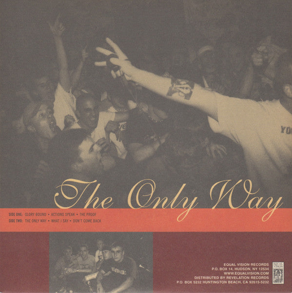 Ten Yard Fight - The Only Way (7"", Red)