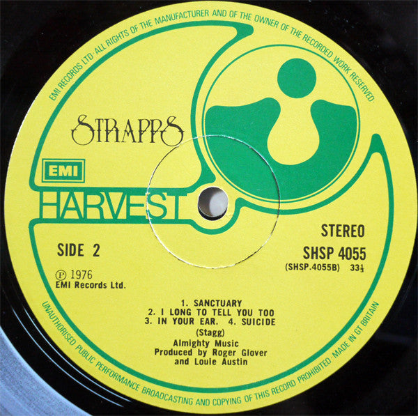 Strapps - Strapps (LP, Album)