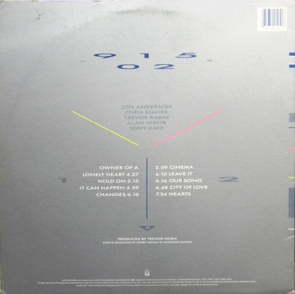 Yes - 90125 (LP, Album, SP )