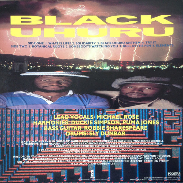 Black Uhuru - Anthem = 讃歌(LP, Album, S/Edition)