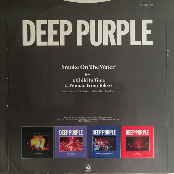 Deep Purple - Smoke On The Water (12"", Single)