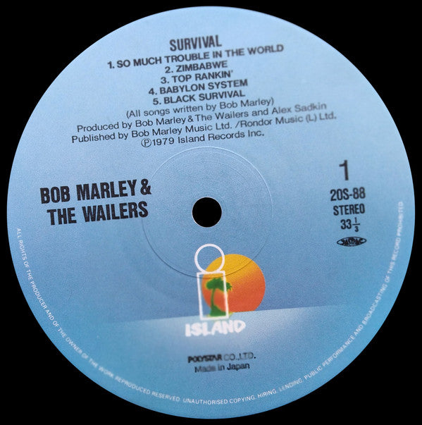 Bob Marley & The Wailers - Survival (LP, Album, RP, 140)