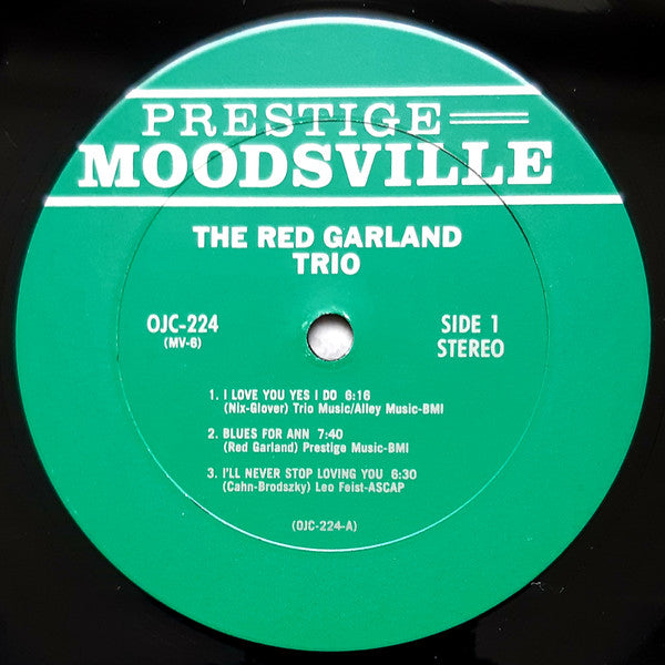 The Red Garland Trio - Moodsville Volume 6 (LP, Album, RE)