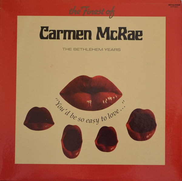 Carmen McRae - ''You'd Be So Easy To Love''(LP, Album, Comp)