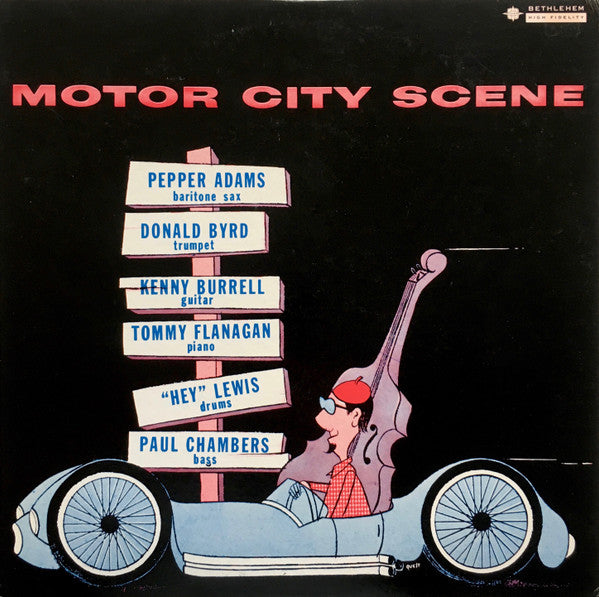 Pepper Adams, Donald Byrd - Motor City Scene (LP, Album, Mono)