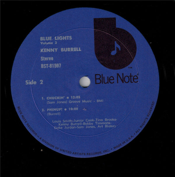 Kenny Burrell - Blue Lights Volume 2 (LP, Album, RE)