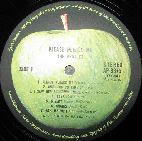 The Beatles - Please Please Me (LP, Album, RE, Gat)