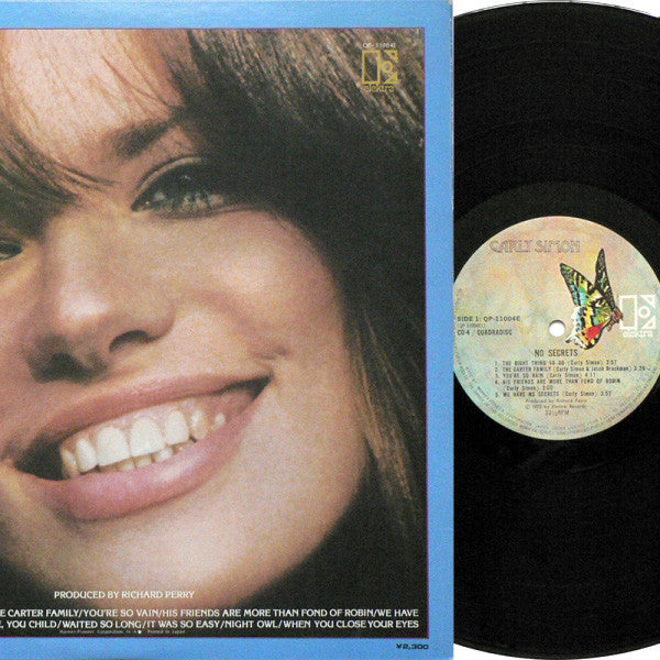 Carly Simon - No Secrets (LP, Album, Quad, Gat)