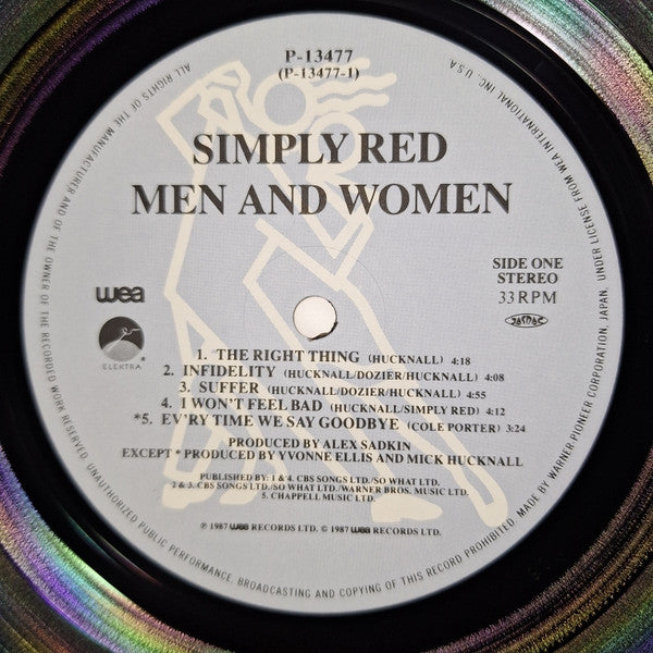 Simply Red - Men And Women (LP, Album)