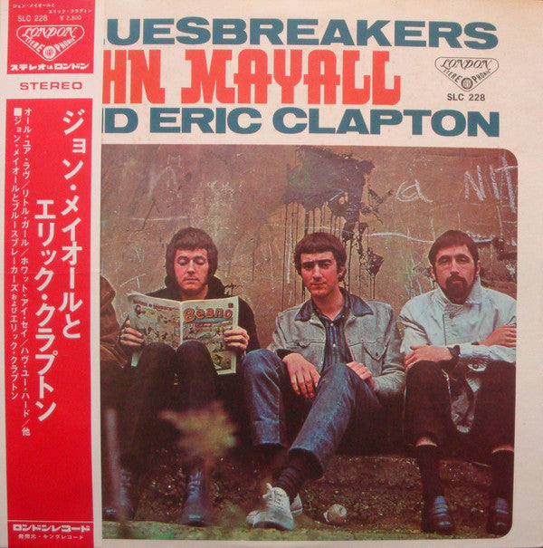 John Mayall With Eric Clapton - Blues Breakers (LP, Album, RE)