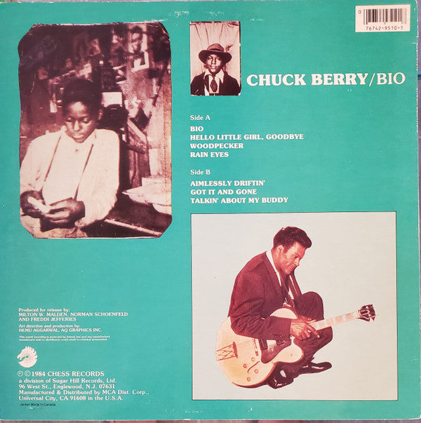 Chuck Berry - Bio (LP, Album, RE)