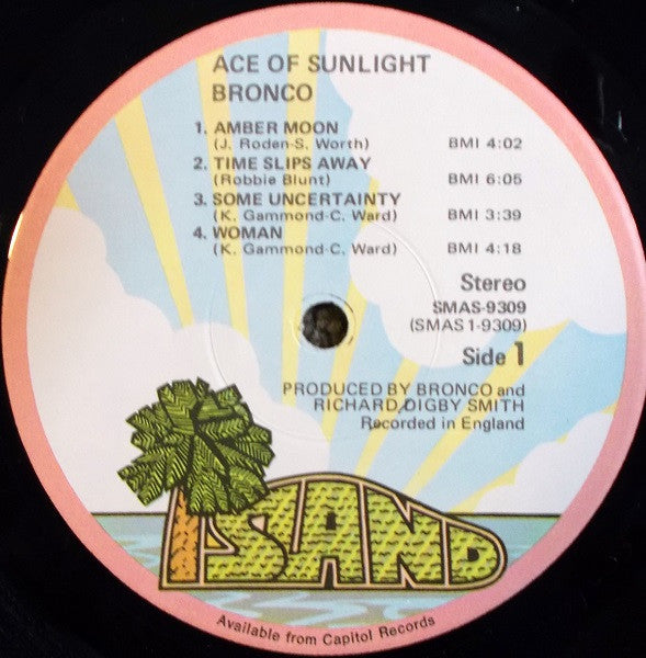 Bronco (4) - Ace Of Sunlight (LP, Album)