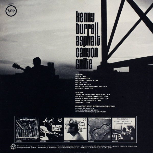 Kenny Burrell - Asphalt Canyon Suite (LP, Album)