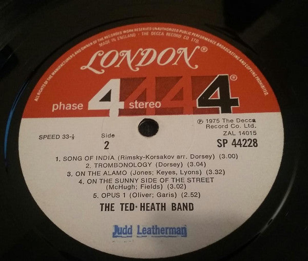 The Ted Heath Band - Salutes Tommy Dorsey (LP)