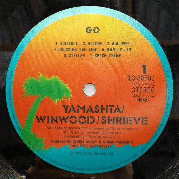 Stomu Yamashta* / Steve Winwood / Michael Shrieve - Go (LP, Album)