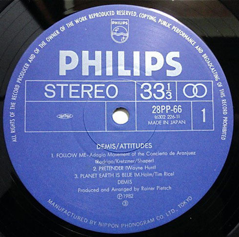 Demis* - Attitudes (LP, Album)