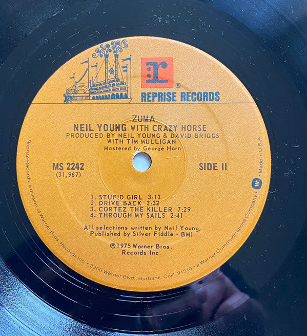 Neil Young With Crazy Horse - Zuma (LP, Album, RP, Spe)