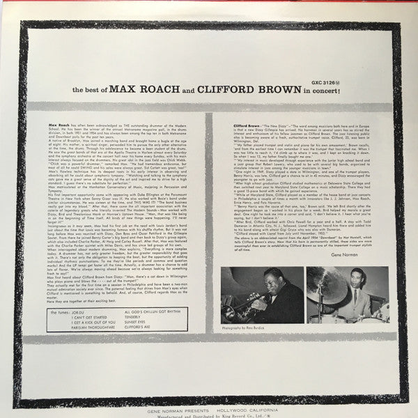 Clifford Brown And Max Roach - The Best Of Max Roach And Clifford B...