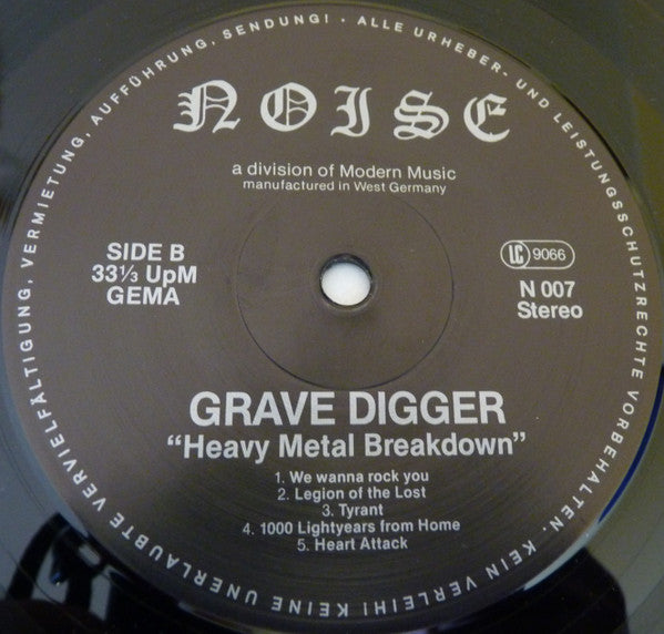 Grave Digger (2) - Heavy Metal Breakdown (LP, Album)