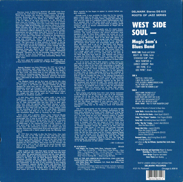 Magic Sam Blues Band - West Side Soul (LP, Album, RE)