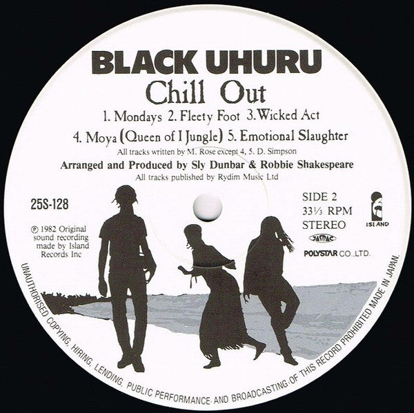 Black Uhuru - Chill Out (LP, Album)