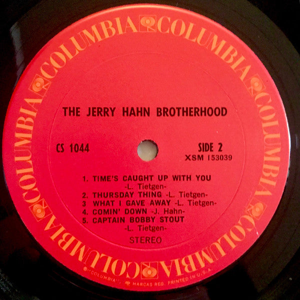 The Jerry Hahn Brotherhood - The Jerry Hahn Brotherhood(LP, Album, RP)