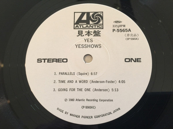 Yes - Yesshows (2xLP, Album, Promo, Gat)