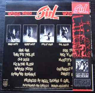 Girl (2) - Wasted Youth (LP, Album)