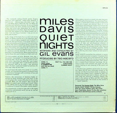 Miles Davis - Quiet Nights (LP, Album, RE)