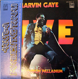 Marvin Gaye - Live At The London Palladium (2xLP, Album, Gat)