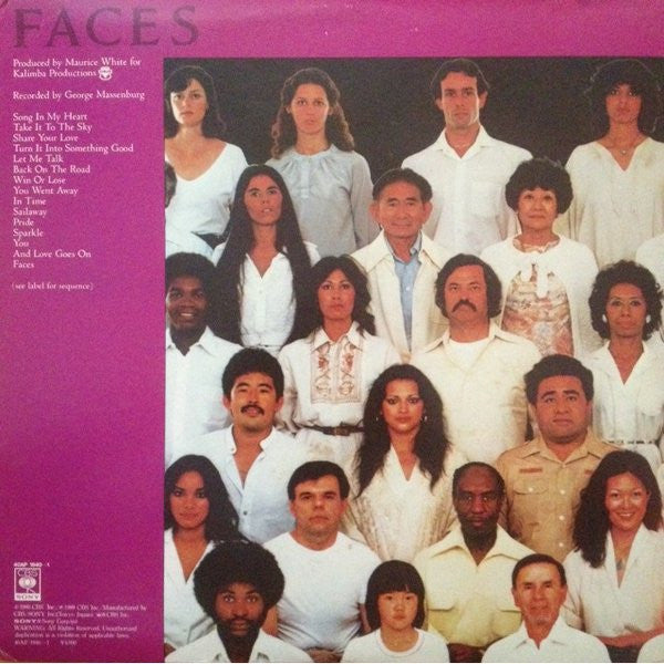 Earth, Wind & Fire - Faces (2xLP, Album, Gat)