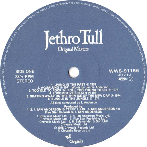 Jethro Tull - Original Masters (LP, Comp)