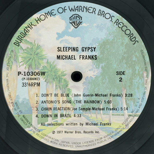 Michael Franks - Sleeping Gypsy (LP, Album)