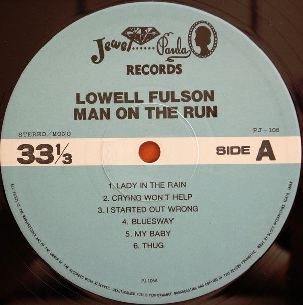 Lowell Fulson - Man On The Run (LP, Comp)