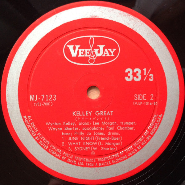 Wynton Kelley* - Kelley Great = ケリー・グレイト (LP, Album, Mono, RE)