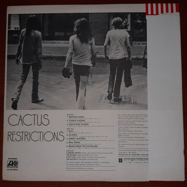 Cactus (3) - Restrictions (LP, Album)