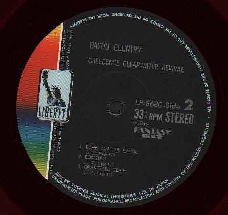 Creedence Clearwater Revival - Bayou Country (LP, Album, Red)