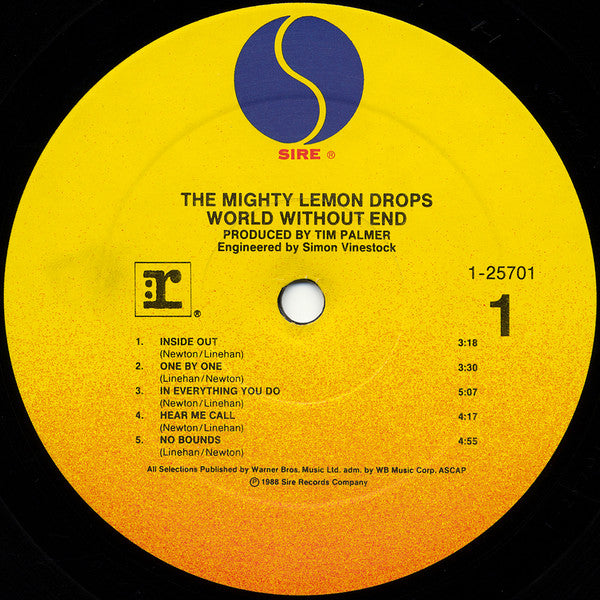 The Mighty Lemon Drops - World Without End (LP, Album)