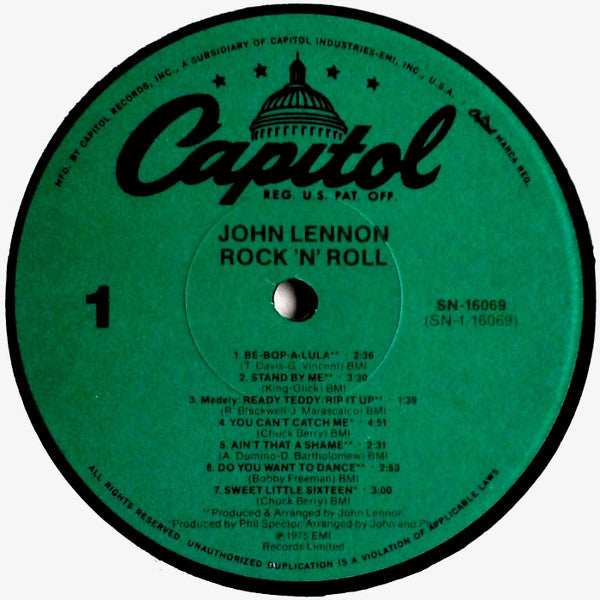 John Lennon - Rock 'N' Roll (LP, Album, RE, Jac)