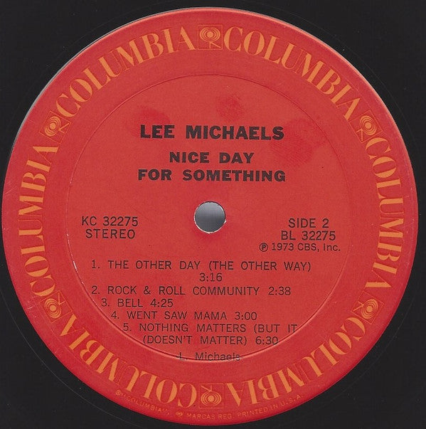 Lee Michaels - Nice Day For Something (LP, Album)