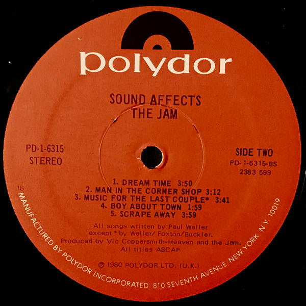 The Jam - Sound Affects (LP, Album, 18 )