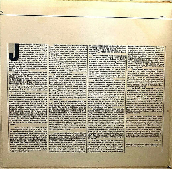 John Coltrane - The Mastery Of John Coltrane / Vol. IV ""Trane's Mo...