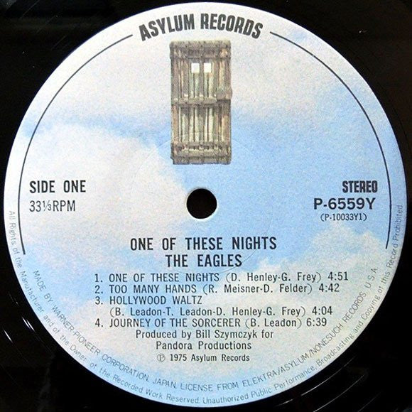 Eagles - One Of These Nights (LP, Album, RE)